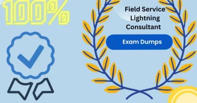 Field Service Lightning Consultant Exam Dumps